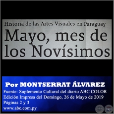 MAYO, MES DE LOS NOVÍSIMOS - Por MONTSERRAT ÁLVAREZ - Domingo, 26 de Mayo de 2019